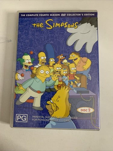 The Simpsons: Season 4 (DVD, 1992, 4-Disc) Region 4