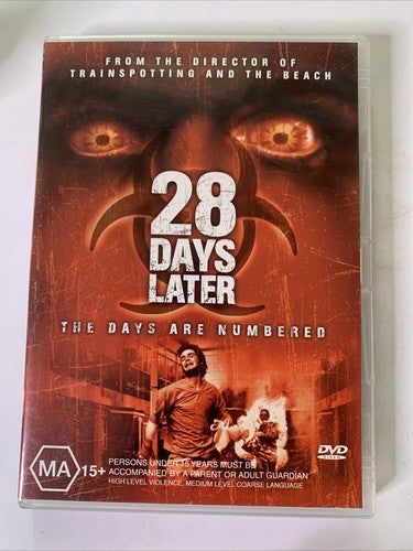28 Days Later (DVD, 2002) Cillian Murphy Region 4