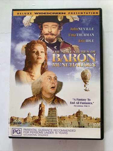 The Adventures of Baron Munchausen (DVD, 1988) Robin Williams, Sting Region 4