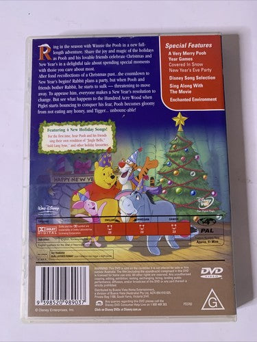 Winnie the Pooh: A Very Merry Pooh Year (DVD, 2002) Disney Animation Region 4