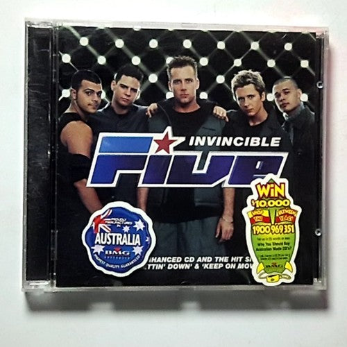 Five – Invincible (CD, 1999) Australia 74321713922