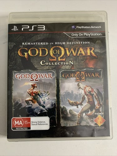 God Of War Collection PS3 PlayStation 3 Game Complete