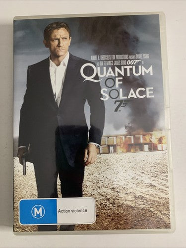 Quantum of Solace (DVD, 2007) Daniel Craig, Olga Kurylenko Region 4