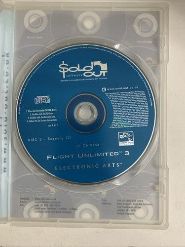 Flight Unlimited 3 PC Windows CD-ROM Flight Simulator Game