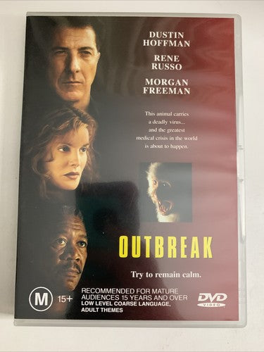 Outbreak (DVD, 1995) Donald Sutherland, Dustin Hoffman, Rene Russo Region 4