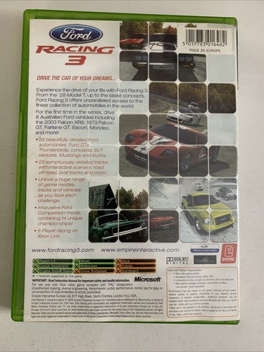 Ford Racing 3 Microsoft XBOX Original PAL 2005 Game