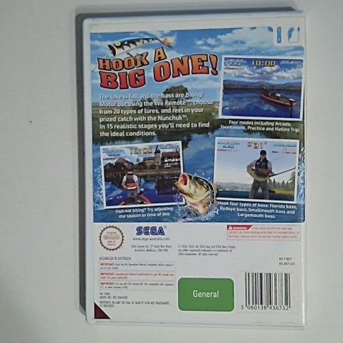 Sega Bass Fishing (Wii, 2006) PAL Complete