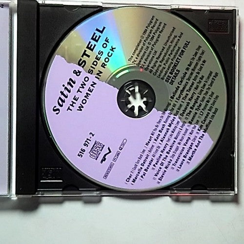 Various – Satin & Steel (The Two Sides Of Women In Rock) (CD, 1994) UK 516 971-2