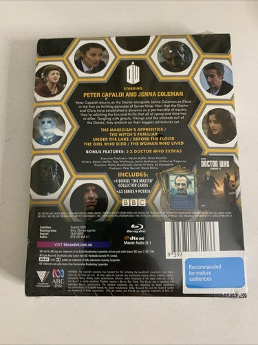 Doctor Who : Series 9 : Part 1 (Limited Edition, Blu-ray, 2015) Region B NEW