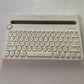 Logitech K480 Wireless Keyboard 3-Selectable Bluetooth Connection White
