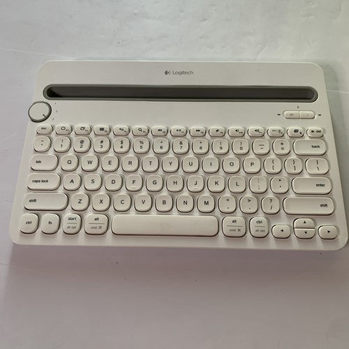 Logitech K480 Wireless Keyboard 3-Selectable Bluetooth Connection White