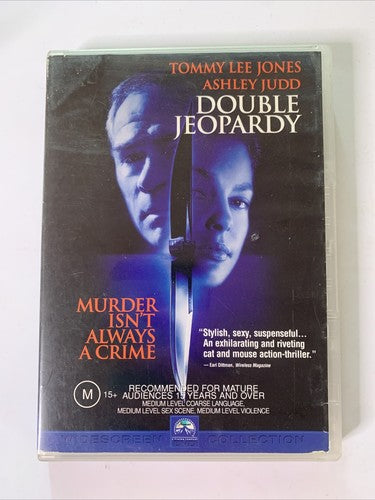 Double Jeopardy (DVD, 1999) Ashley Judd, Tommy Lee Jones  Region 4