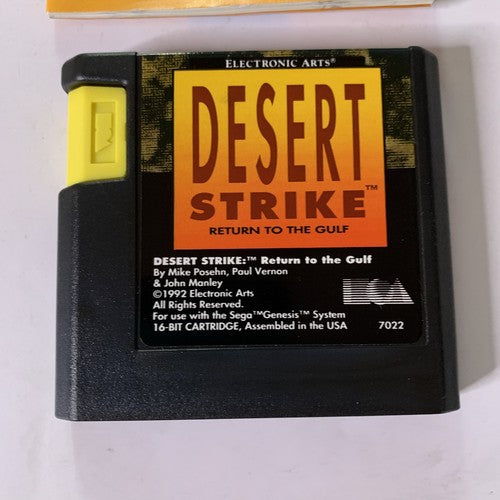 Desert Strike SEGA Mega Drive PAL Electronic Arts PAL 1993 Game Complete