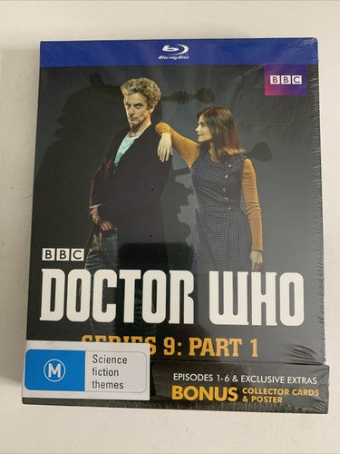 Doctor Who : Series 9 : Part 1 (Limited Edition, Blu-ray, 2015) Region B NEW