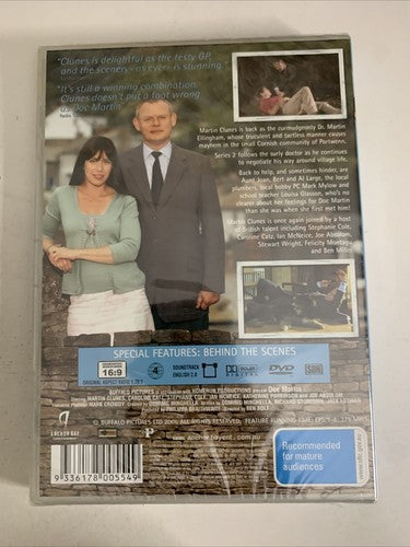 Doc Martin : Season 2 (DVD, 2003) Martin Clunes Comedy Region 4 NEW Sealed