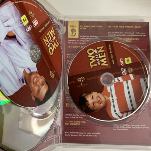 Two and a Half Men : Season 1 (DVD, 2003, 4-Disc) Charlie Sheen  Region 4
