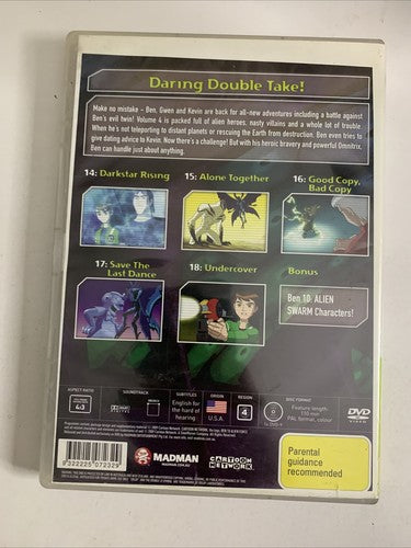 Ben 10 Alien Force : Vol 4 (DVD, 2008) Madman Region 4