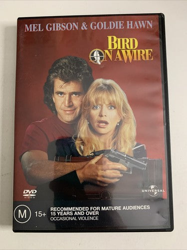 Bird On A Wire (DVD, 1990) Mel Gibson, Goldie Hawn  Region 4 &2