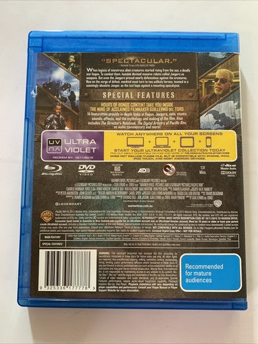 Pacific Rim (Blu-ray + DVD, 2013, 3-Disc) Region B &4