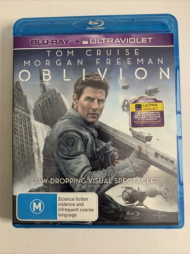 Oblivion (Blu-ray, 2013) Morgan Freeman, Tom Cruise Region B