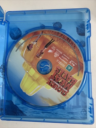 Cloudy with a Chance of Meatballs (Blu-ray, 2009) Animated Film All regions