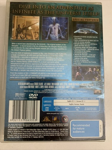 Stargate Atlantis: The Complete Season 1 (DVD, 2004, 5-Disc)  Region 4