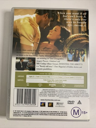 Inventing the Abbotts (DVD, 1997) Joaquin Phoenix, Liv Tyler  Region 4