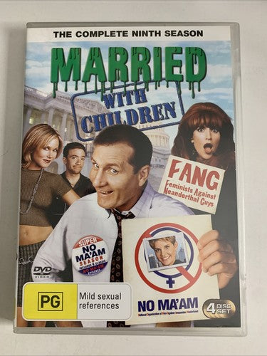 Married with Children : Season 9 (DVD, 1995, 4-Disc) Region 4 NEW