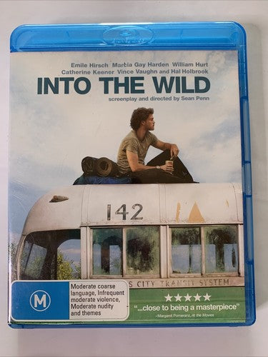 Into the Wild (Blu-ray, 2007) William Hurt, Emile Hirsch Region B