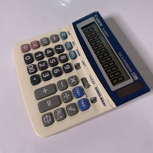 Canon TX220TS 12-Digit Desktop Tax & Business Calculator