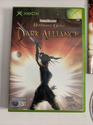 Baldur's Gate: Dark Alliance Microsoft XBOX Original PAL Game Complete