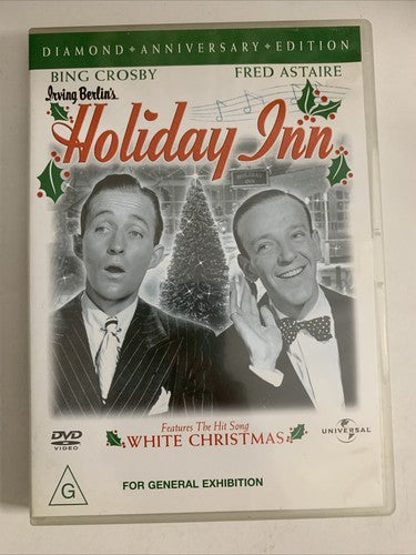 Holiday Inn (DVD, 1942) Fred Astaire, Marjorie Reynolds, Bing Crosby Region 4 &2