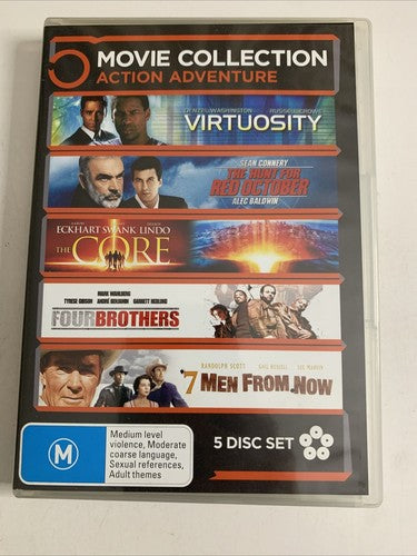 Virtuosity / Hunt For Red October / Core/ Four Brothers/ 7 Men From Now (DVD)
