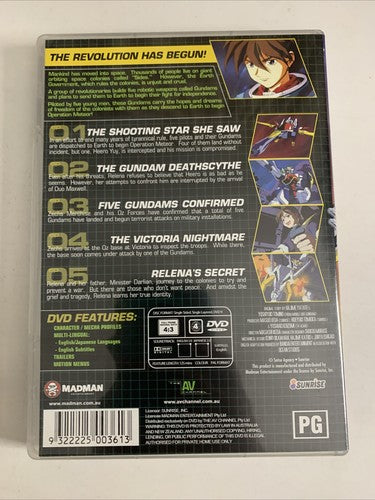 Mobile Suit Gundam Wing : Operation One (DVD, 1999) Anime Region 4