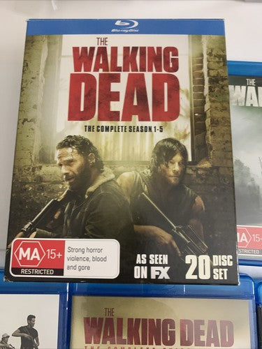 The Walking Dead: The Complete Seasons 1-5 (Blu-ray, 20-Disc) Region B