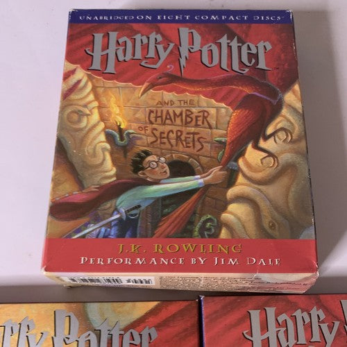 Harry Potter and the Chamber of Secrets Audiobook (1999, CD, 8-Discs)