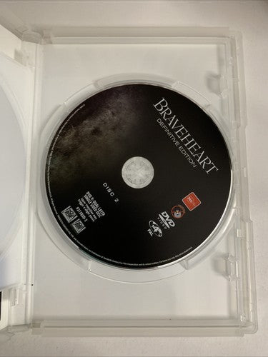 Braveheart (Definitive Edition, DVD, 1995, 2-Disc) Mel Gibson Region 4