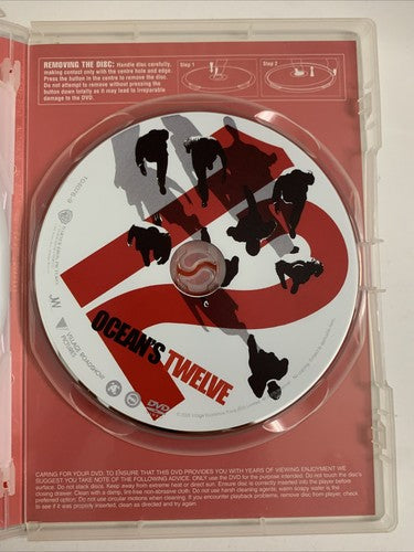 Ocean's Eleven / Ocean's Twelve (DVD, 2001, 2-Disc) Brad Pitt, George Clooney