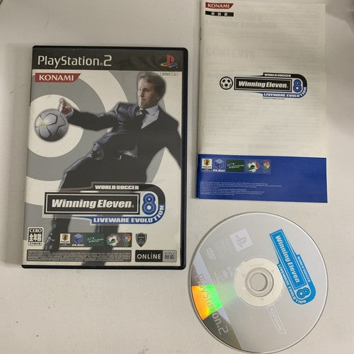 Winning Eleven 8 Liveware Evolution PS2 PlayStation NTSC-J Japanese Complete
