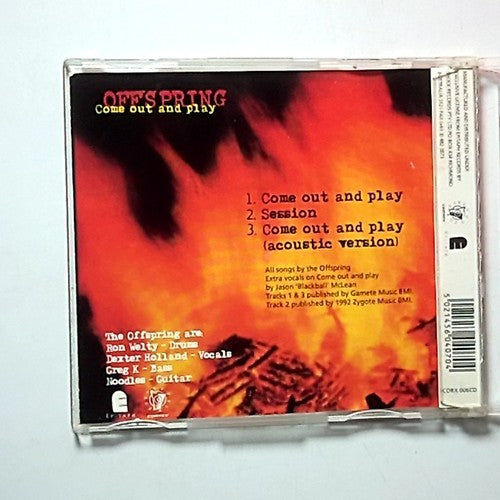 The Offspring – Come Out And Play (CD, 1994) Australia CORX 006CD