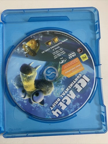 Ice Age 4: Continental Drift (Blu-ray + DVD, 2012, 2-Disc) Region B &4
