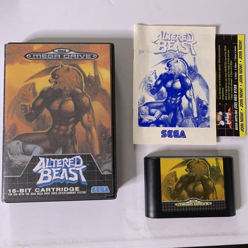 Altered Beast SEGA Mega Drive PAL 1990 Game Complete