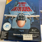 Flight Of The Intruder PC 3.5" Floppy 1990 Flight Combat Simulation Game Big Box