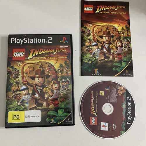 LEGO Indiana Jones: The Original Adventures PS2 Playstation 2 PAL Game Complete