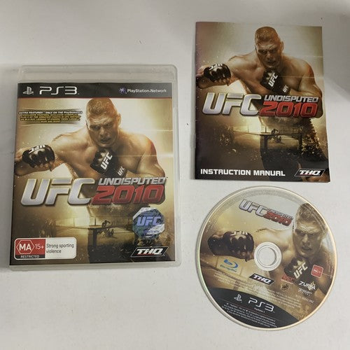 UFC Undisputed 2010 PS3 Sony PlayStation 3 Game Complete