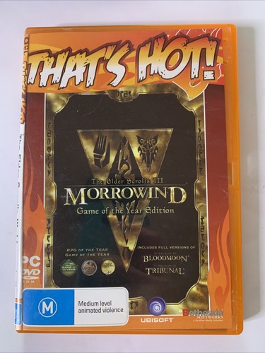 The Elder Scrolls III Morrowind Game Of The Year Edition PC Windows DVD Game