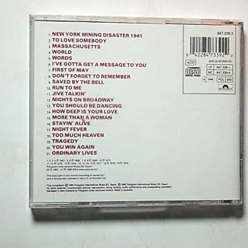 Bee Gees – The Very Best Of The Bee Gees (CD, 1990) Australia 847 339-2