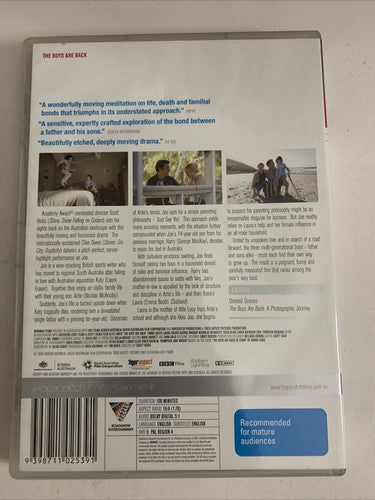 The Boys Are Back (DVD, 2009) Clive Owen Region 4 NEW