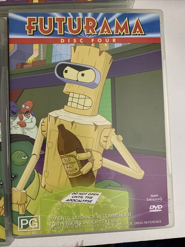 Futurama : Season 4 Box Set (DVD, 2000, 4-Disc) Region 4