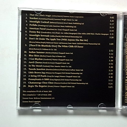 Glenn Miller – Moonlight Serenade Very Best Of ... (CD, 2001) Denmark 4043-2